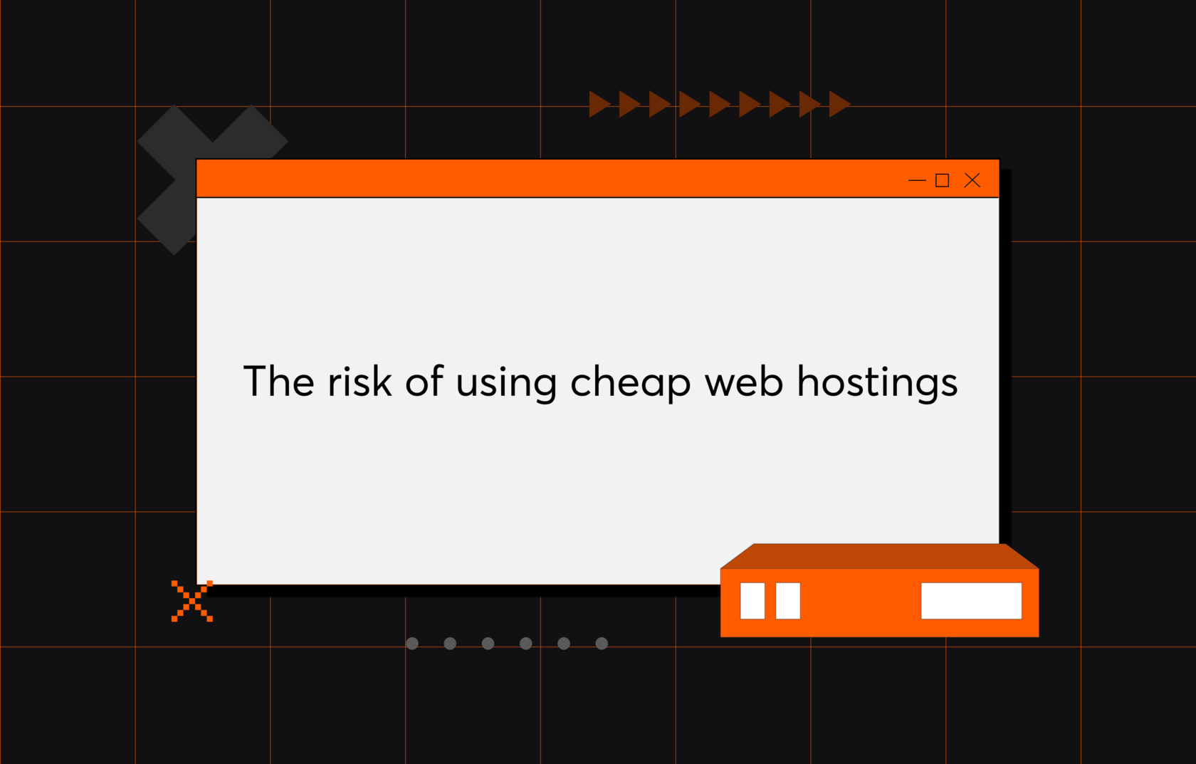 The risk of using cheap web hostings