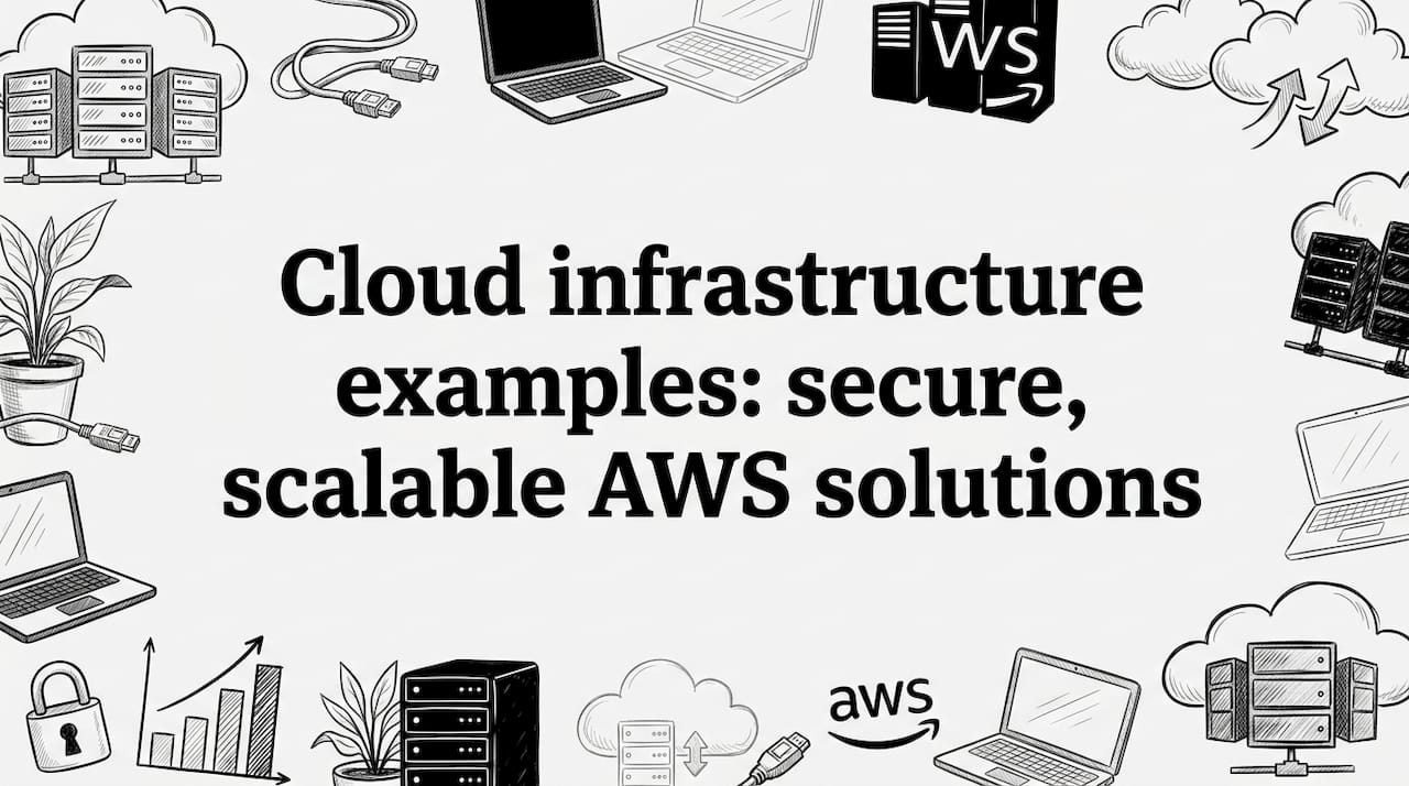 Cloud infrastructure examples: secure, scalable AWS solutions